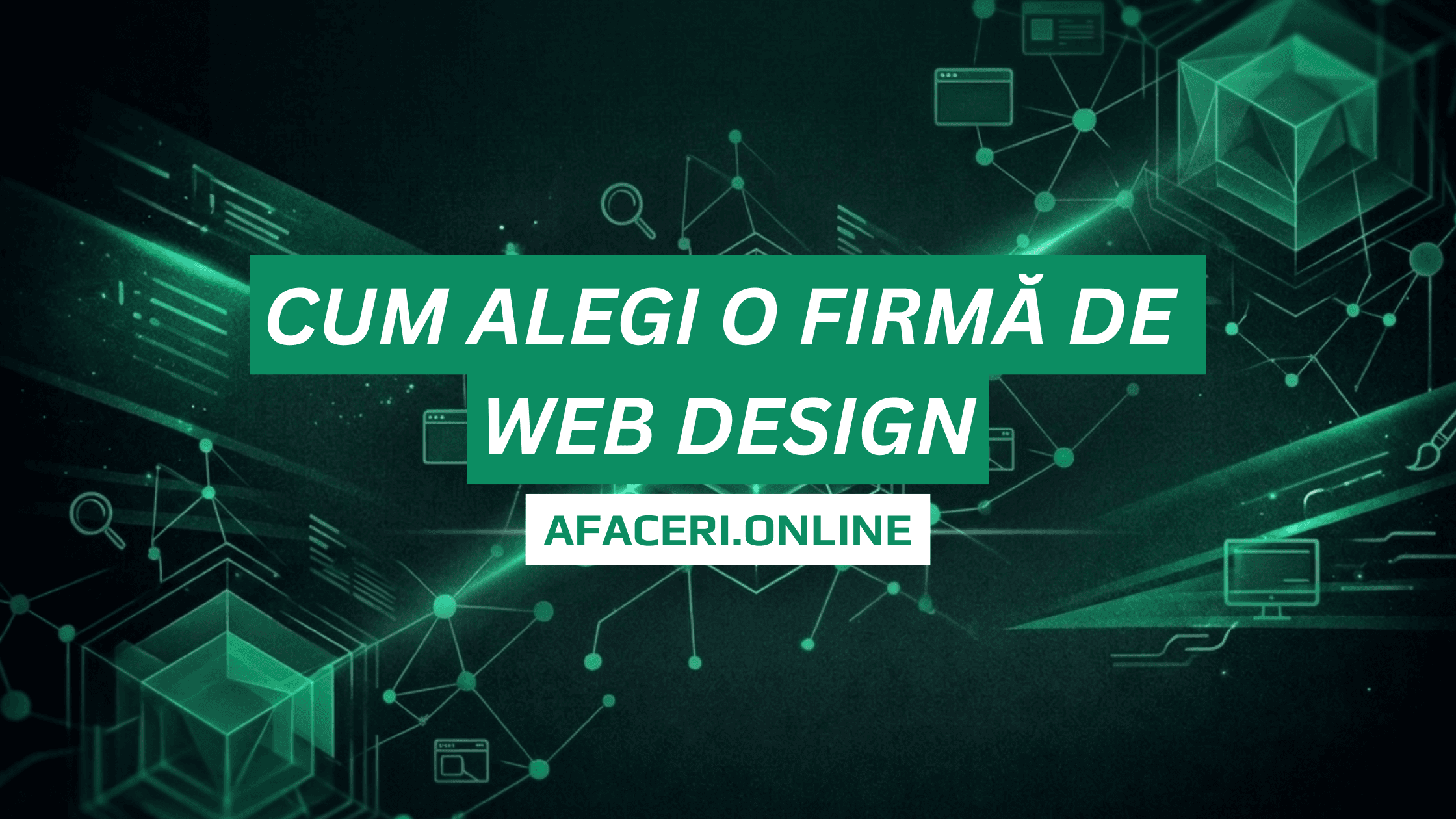 Cum alegi o firmă de web design în România (2026)