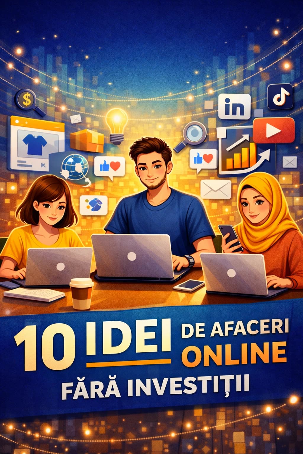 10 idei de afaceri online profitabile fără investiții în 2026